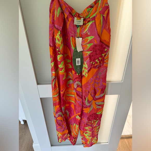 Farm Rio Fruit Brush Twill Wide-Leg Pants XS - Picture 6 of 8